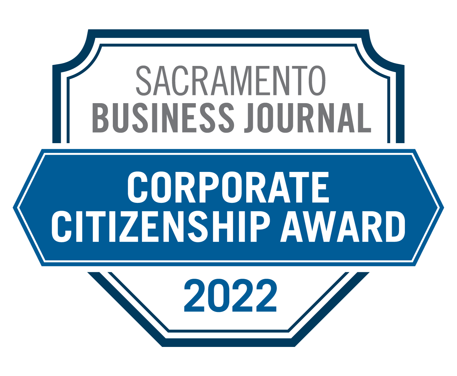 Sacramento Business Journal Corporate Citizenship Award 2022