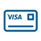 Visa card icon