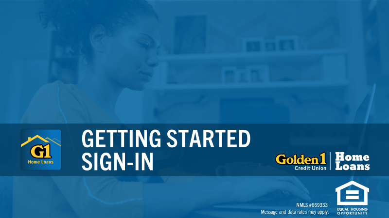 Getting Started Sign-in Home Loans app video